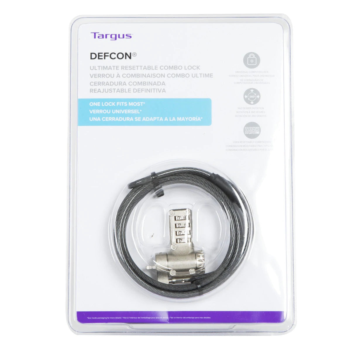Cable de seguridad universal para notebook ASP96RGL