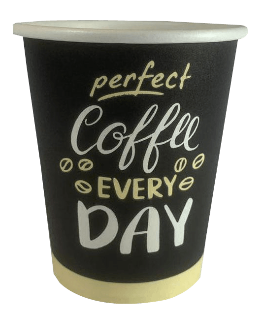 Vaso polipapel 08 oz perfect coffee pqx50 un dasil