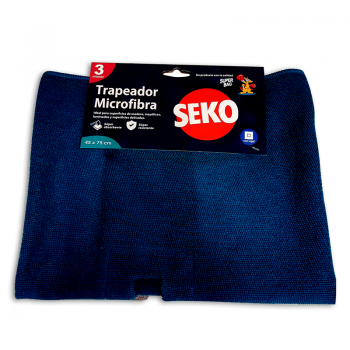 Trapeador microfibra variados 45x75cm x 3und superbag