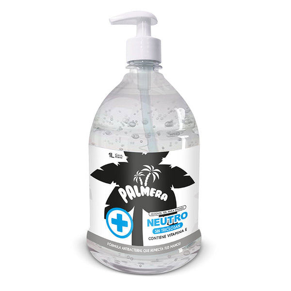 Alcohol gel x 1lt tapa pump Palmera
