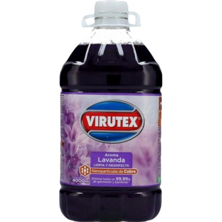 Limpiatodo antibacterial lavanda x 3800ml virutex