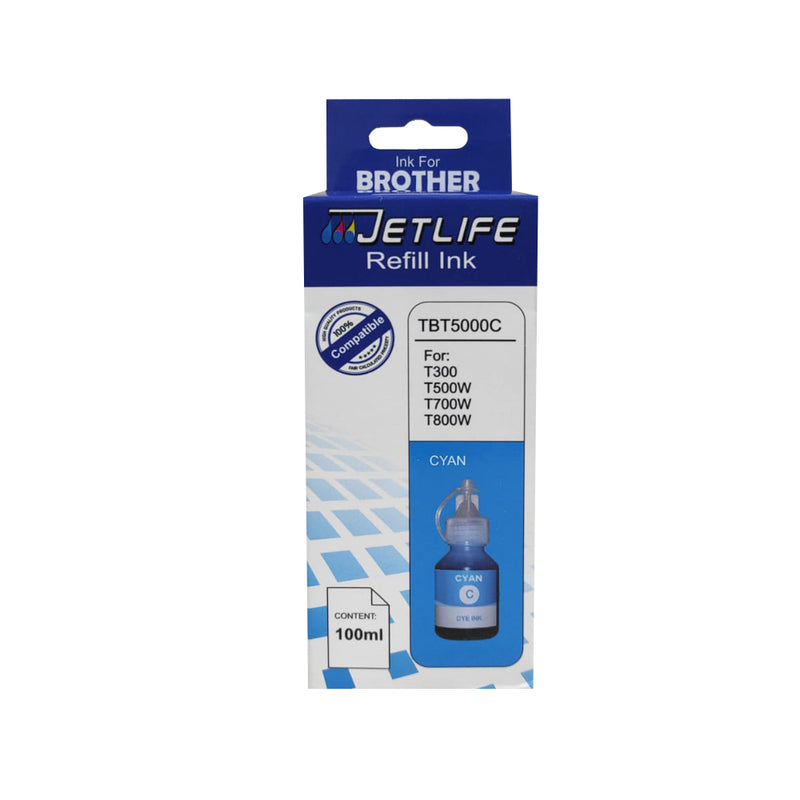 TINTA COMPATIBLE JETLIFE CISS FOR BROTHER CYAN 100ML