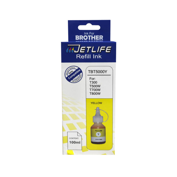 TINTA COMPATIBLE JETLIFE CISS FOR BROTHER YELLOW 100ML