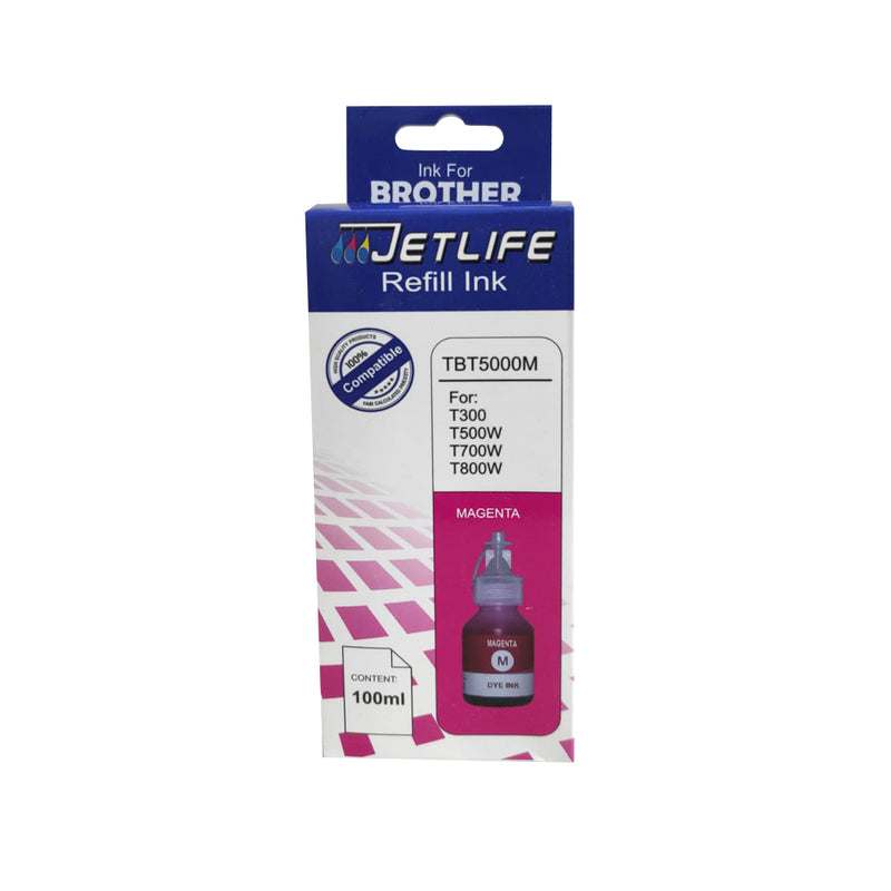 TINTA COMPATIBLE JETLIFE CISS FOR BROTHER MAGENTA 100ML