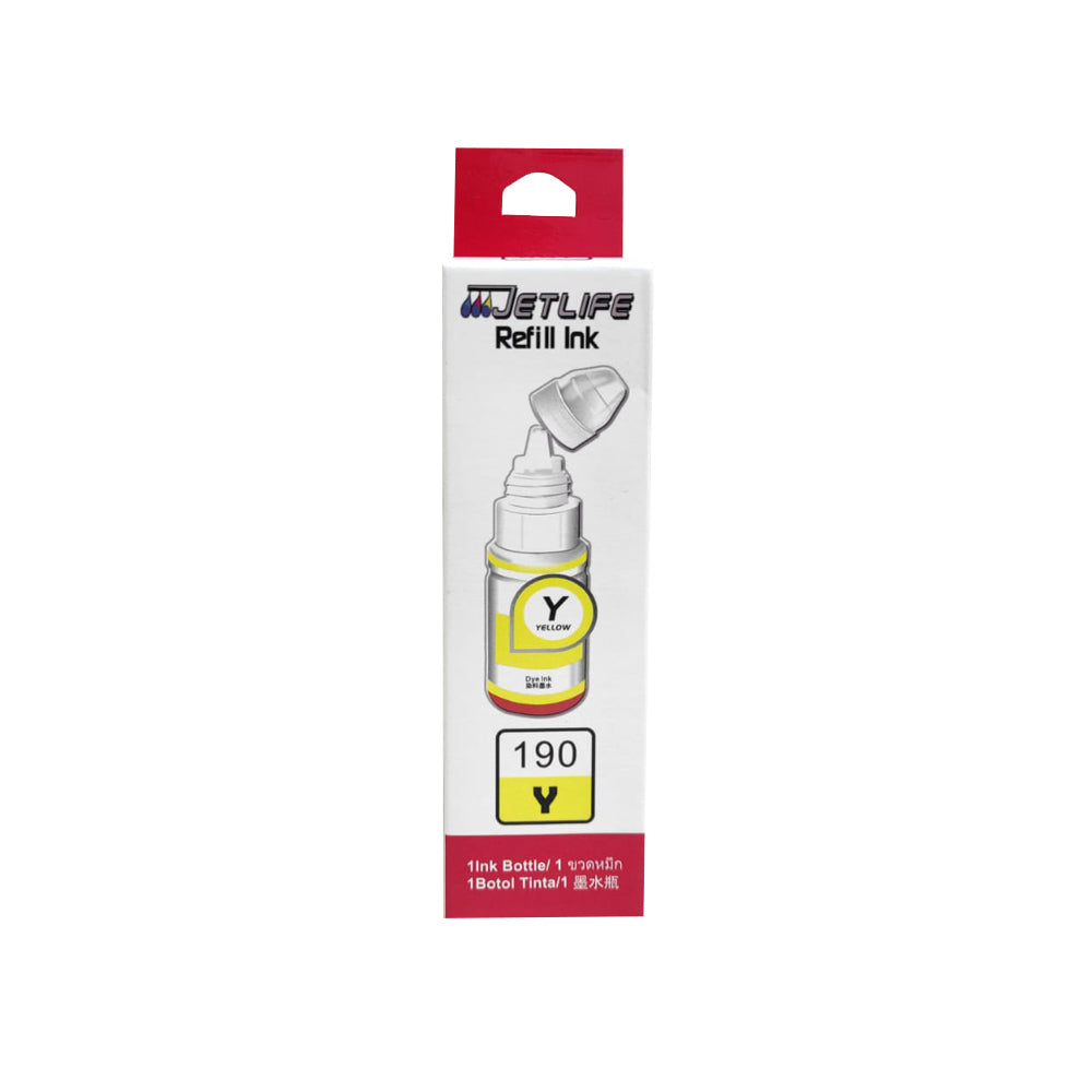 TINTA COMPATIBLE JETLIFE CN GI 190 YELLOW 70ML