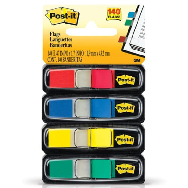 Post-it banderitas adhesivas 4 colores primarios