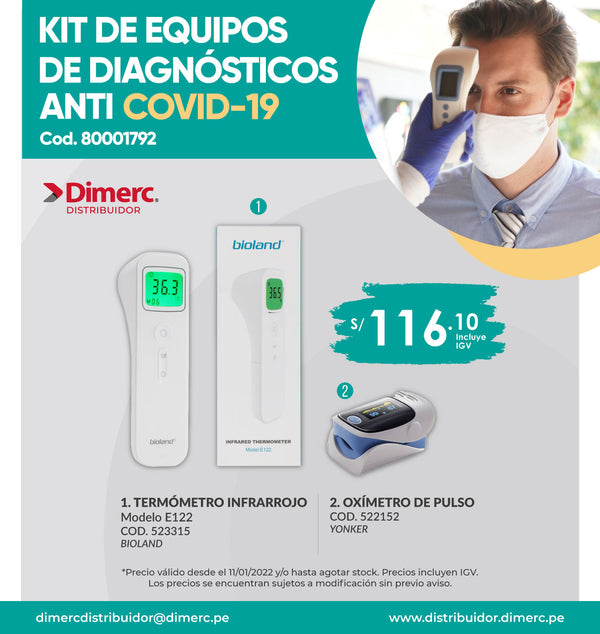 Kit de equipos de diagnostico anti covid