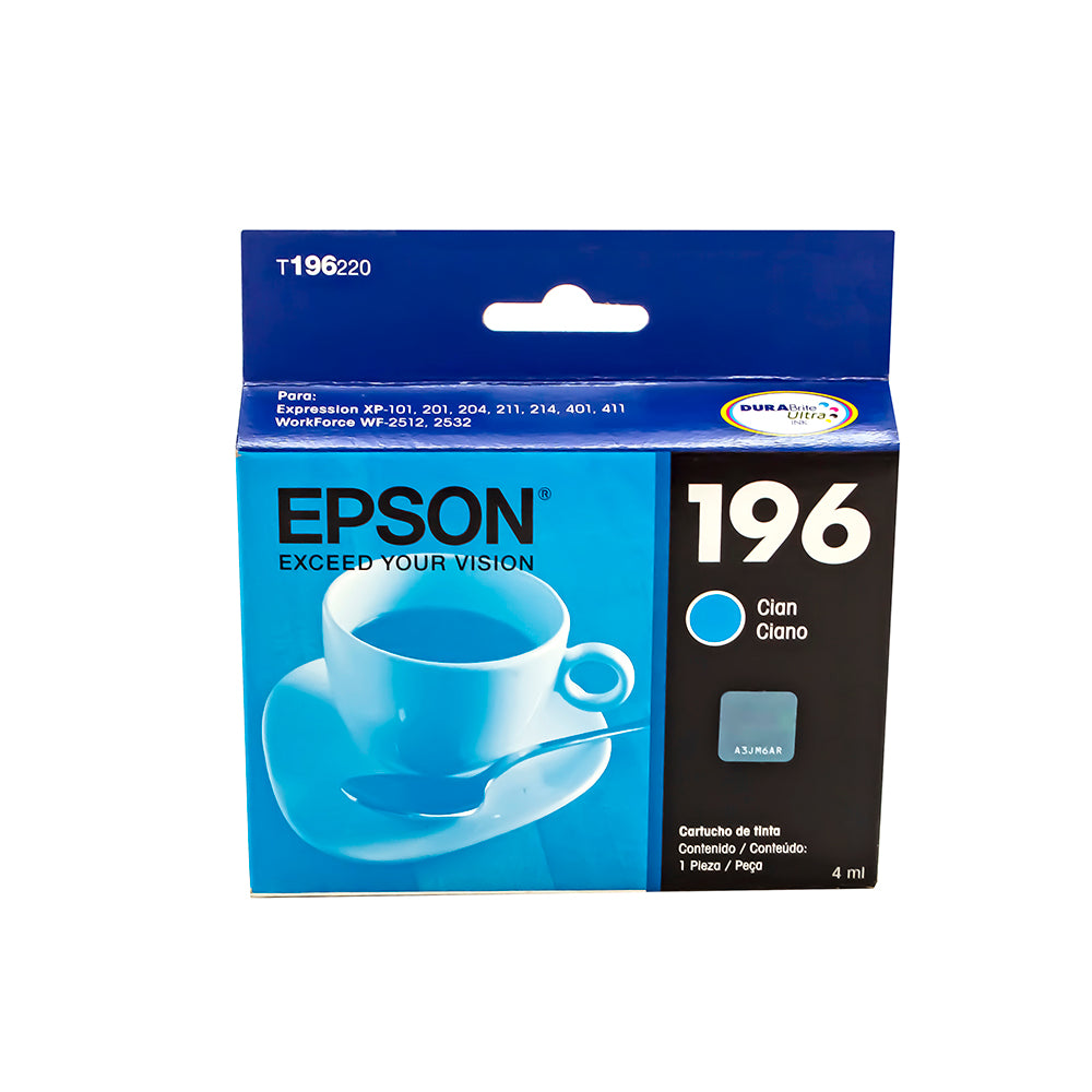 TINTA T196220 XP 101/201/401/411 CYAN 290 PAG EPSON