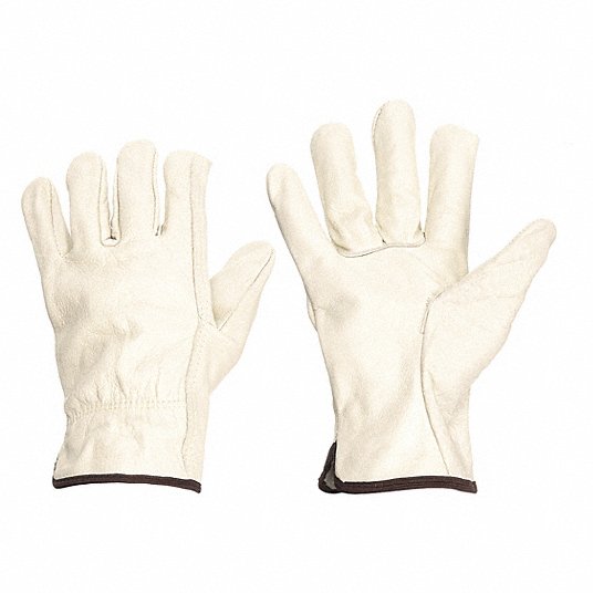 Guantes de cuero multiproposito crema condor talla: l