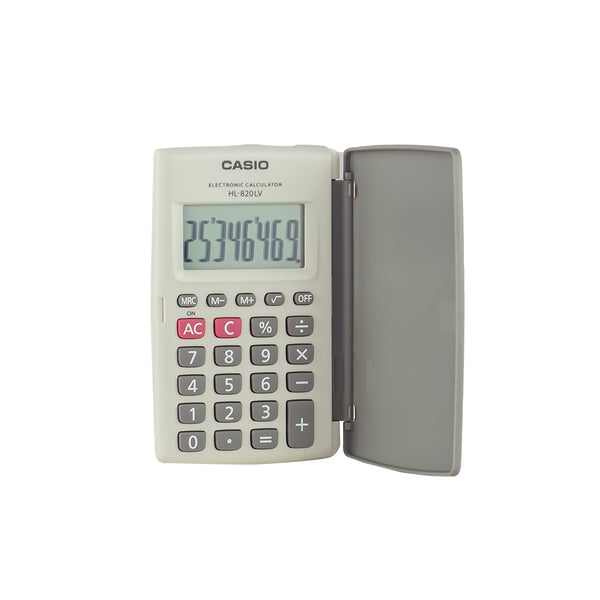 Calculadora bolsillo 8 dígitos HL-820LV-WE blanco Casio