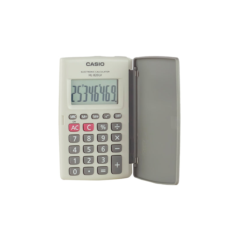 Calculadora bolsillo 8 dígitos HL-820LV-WE blanco Casio