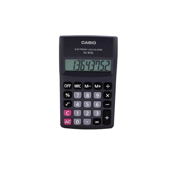 Calculadora bolsillo 8 dígitos HL-815L negro Casio