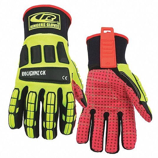 Guante de impacto d/alta visibilidad xl ringers gloves