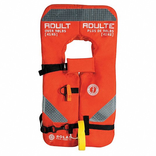 Chaleco salvavidas uscg tipo i tamaño: adulto universal mustang survival