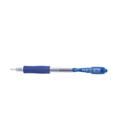 Lapicero tinta gel azul g 2 retráctil 0.5mm Pilot