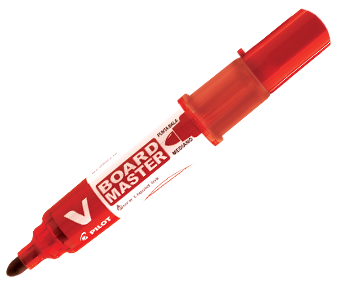Plumón punta gruesa recargable rojo wbma-vbm Pilot