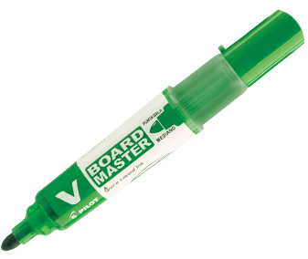 Plumón punta gruesa recargable verde wbma-vbm Pilot