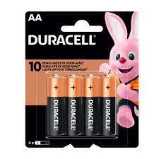 Pila alcalina AA x 4und 1.5V Duracell