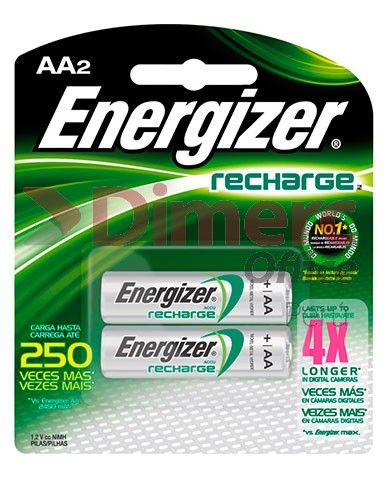 Pila recargable AA x 2und Energizer