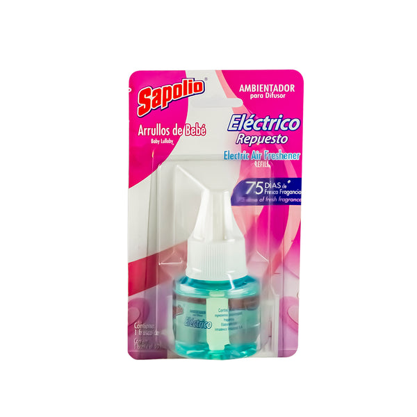 Repuesto aromatizador electrico arrullos bebe 40 ml sapolio