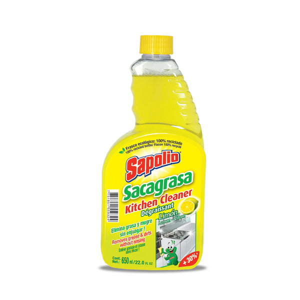 Sacagrasa limón gatillo 675 ml sapolio