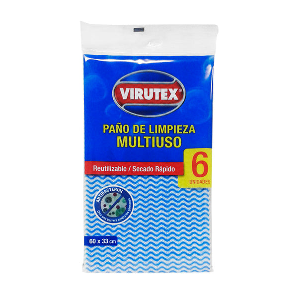 Paño multiusos  x 6 unidades Virutex