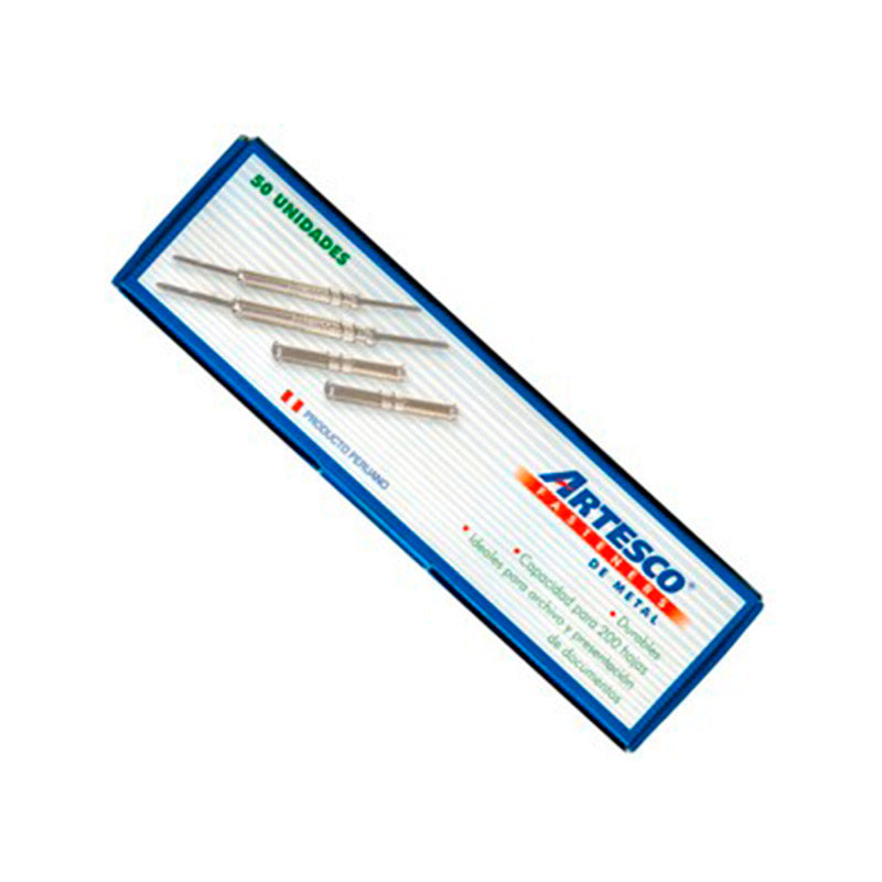 Fastener metálico caja 50 unidades ArtescoFastener metálico caja  x 50 unidades Artesco