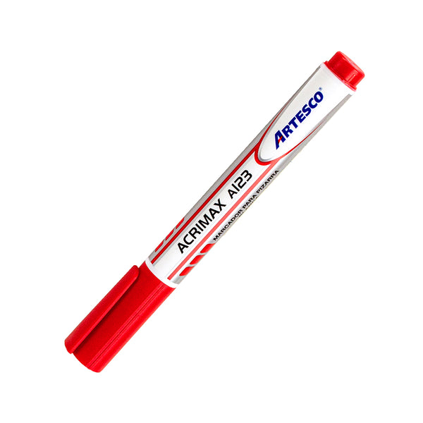 Plumón A-123 rojo artesco