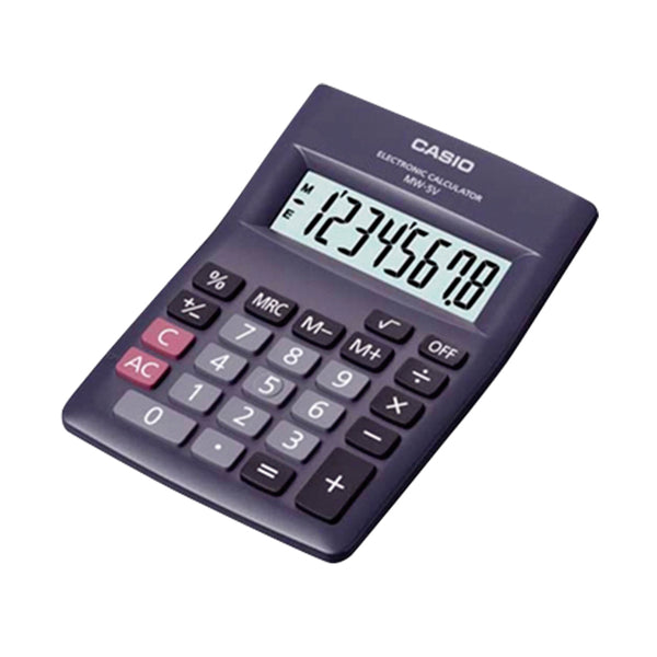 Calculadora mesa 8 dígitos MW-5V-BK negro Casio