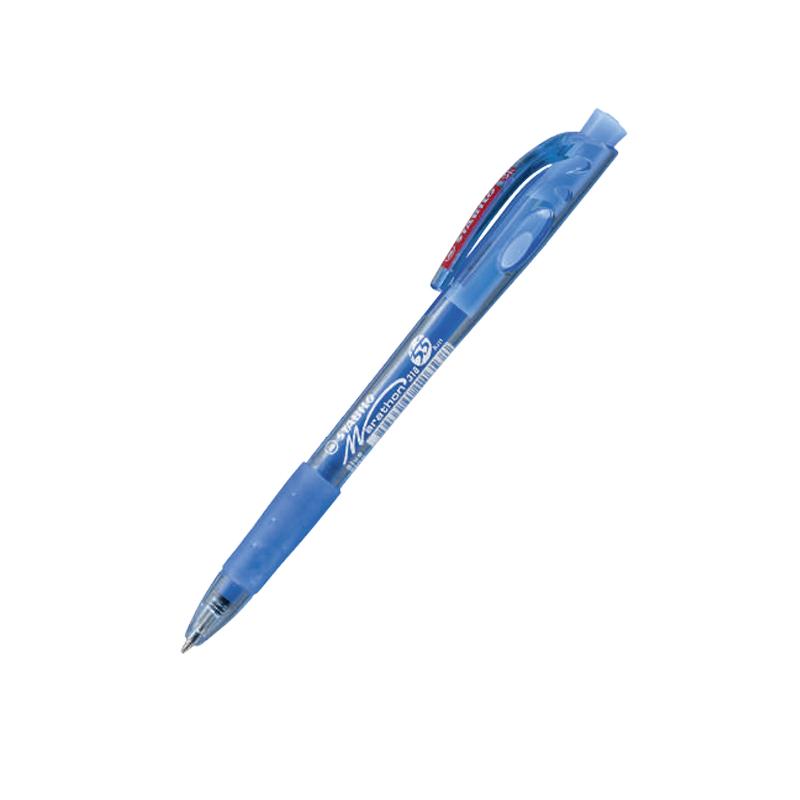 Lapicero azul marathon f retráctil 0.38 mm stabilo