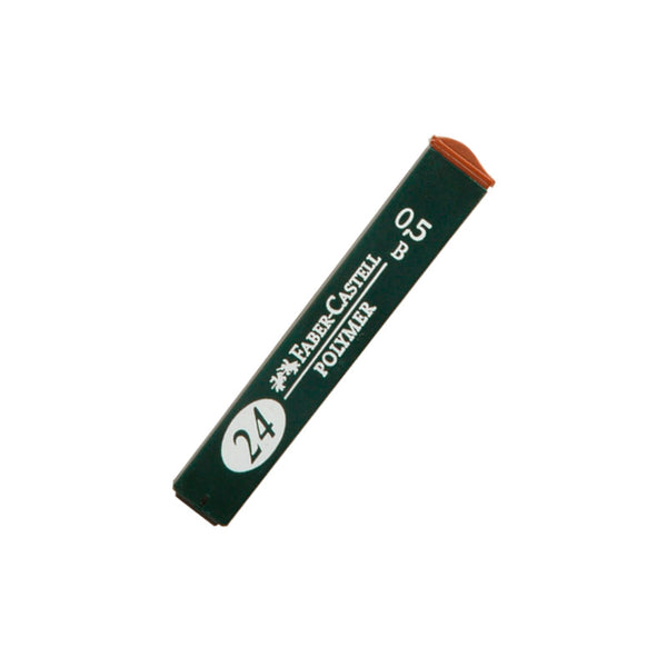 Minas b 0.5 mm estuche x24 unidades faber castell