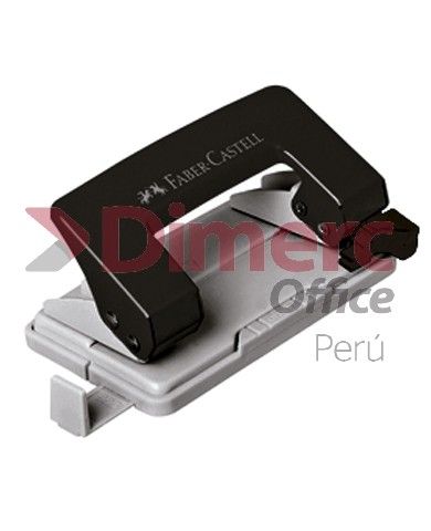 Perforador escolar 10 hojas color  negro Faber Castell