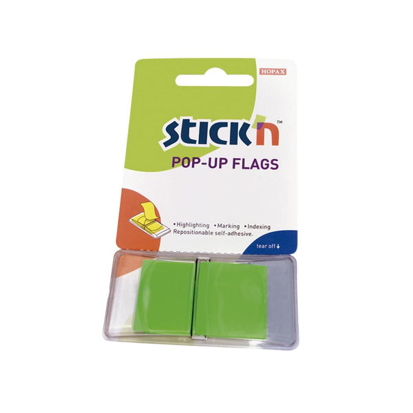 Banderitas adhesivas verde neón x 50 unidades Stick In