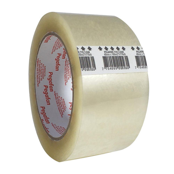 Cinta embalaje transparente 2x110 yd (770) Pegafan