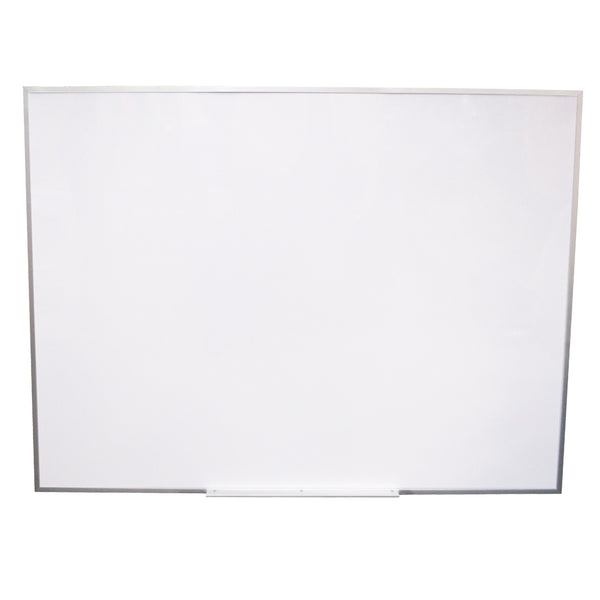 Pizarra blanca 120 x 160 cm marco de aluminio
