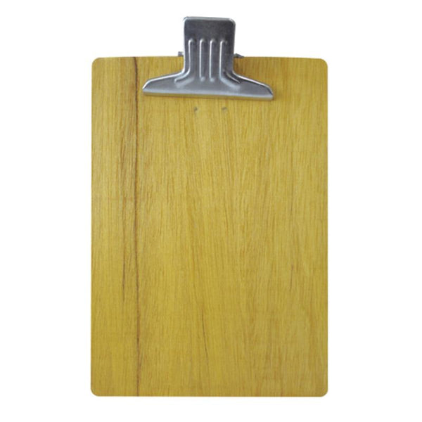 Tablero de madera oficio con clip
