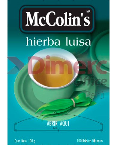 Hierba luisa cja x 100 un mccolins