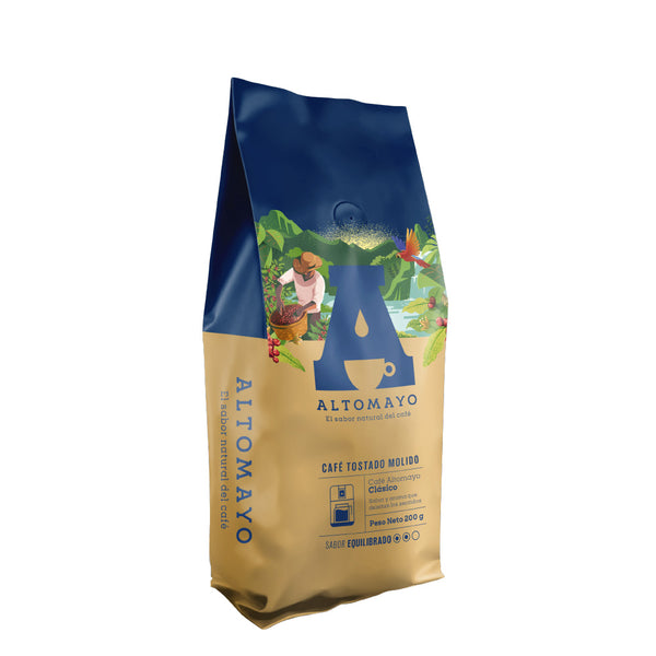 Café tostado para pasar clásico 200 gr Altomayo