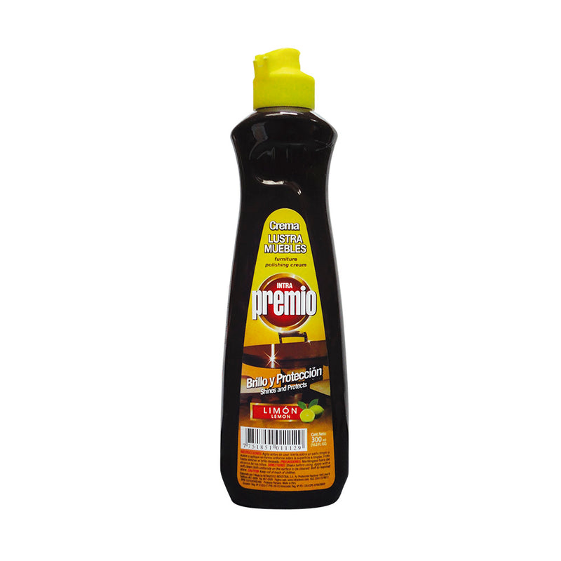Lustra muebles crema limón 280 ml premio