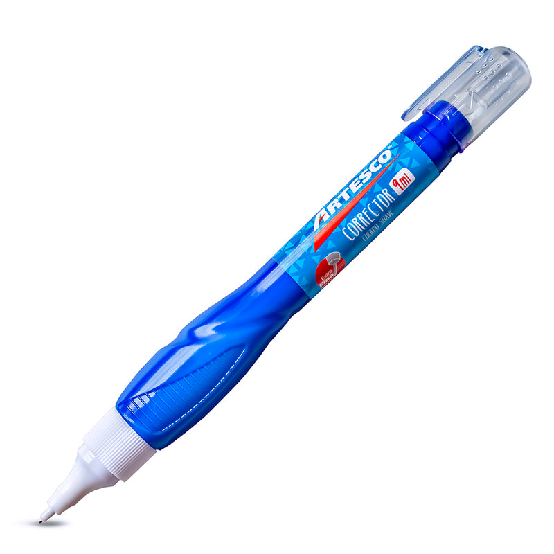 Corrector tipo lapicero punta 9ml Artesco