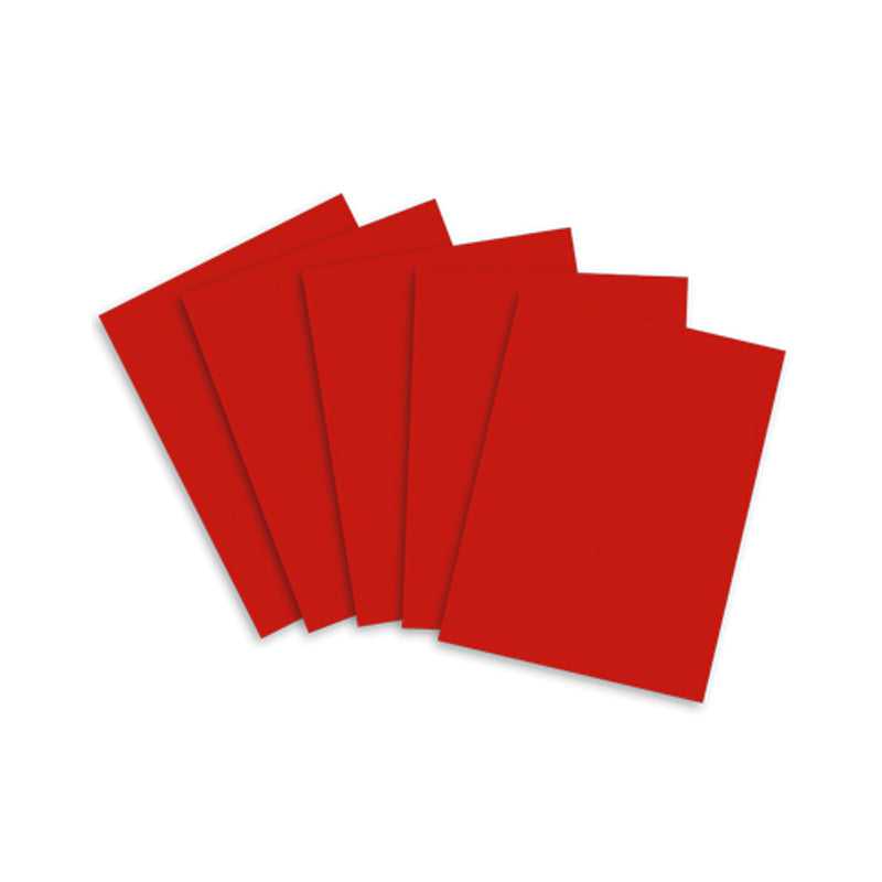 Cubierta plastificada A4 rojo x 100 unid
