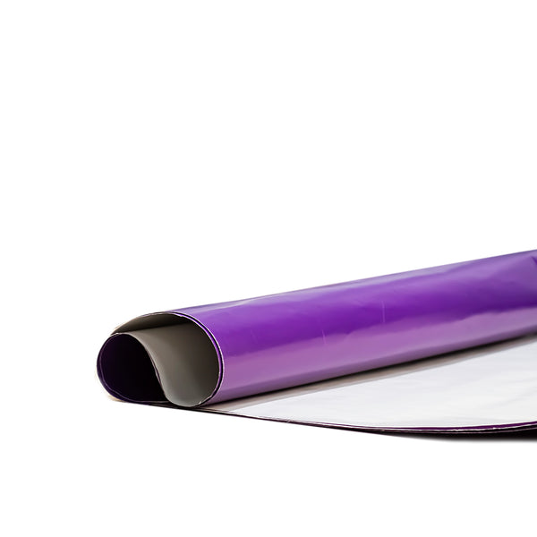 Papel lustre color morado paquete x 25 unidades