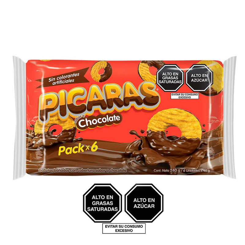 Galleta picaras clásica 40 gr pack x 6 un winters