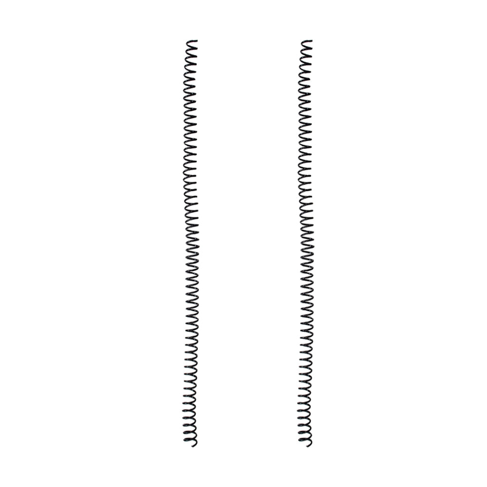 Espiral plástico 17mm (100h) x 50 uni negro
