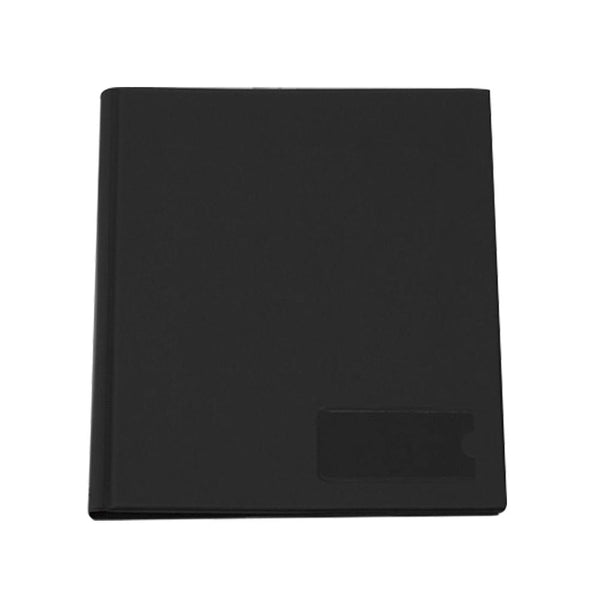 Folder doble tapa A4 con gusano color negro Artesco