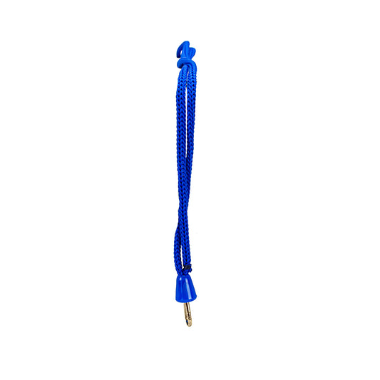 Cintillo tipo cordon para fotocheck x 100 und azul