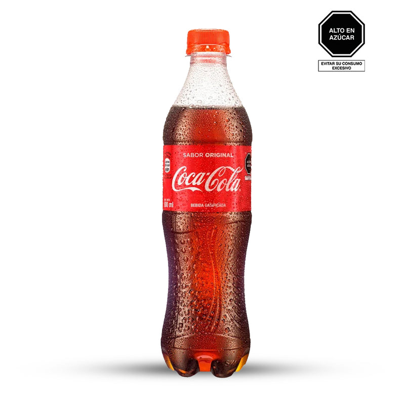 Gaseosa 500 ml descart pack x 12 un coca cola