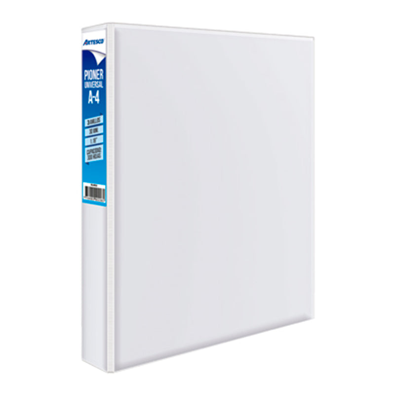 Pioner A4 universal 3 anillos 30 mm blanco artesco