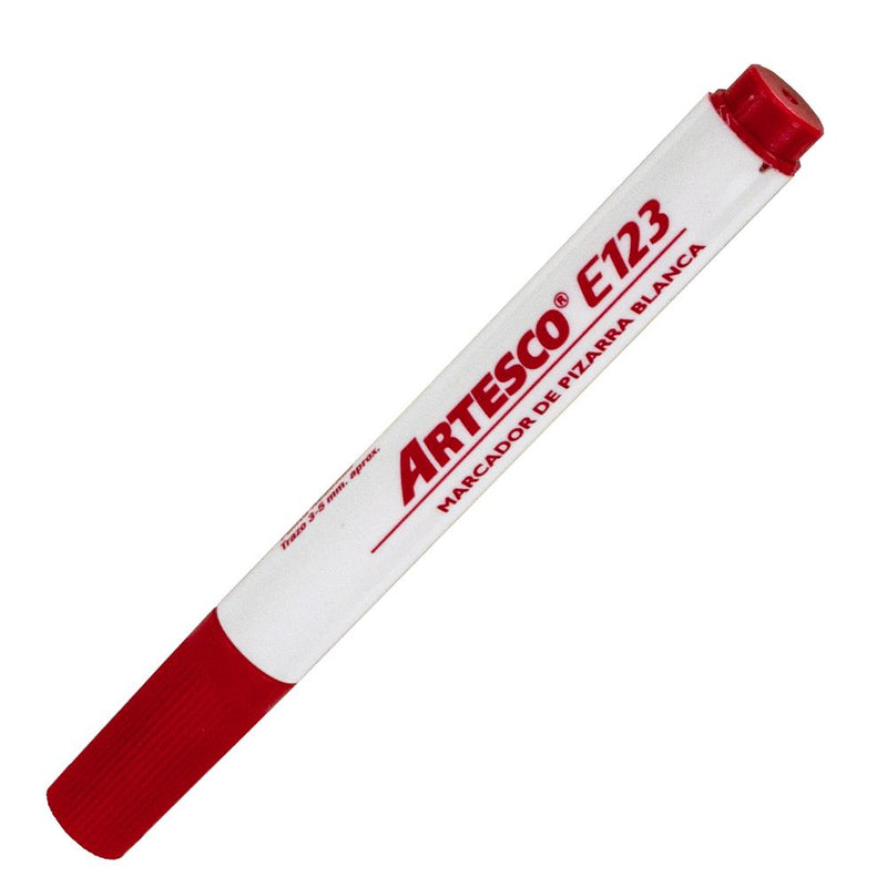 Plumón eco-123 rojo artesco