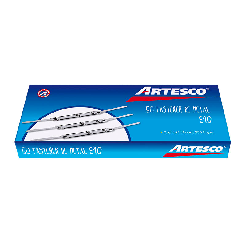 Fastener metálico E10 caja x 50 unidades Artesco